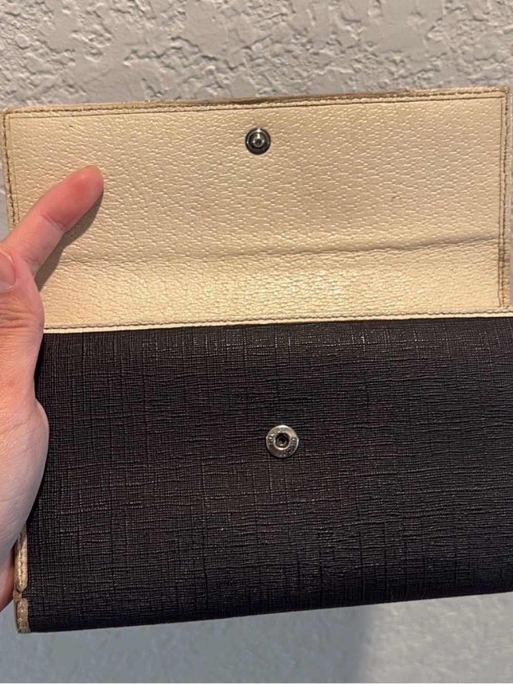 Gucci Trifold Long Snap Black Wallet - Picture 6 of 11